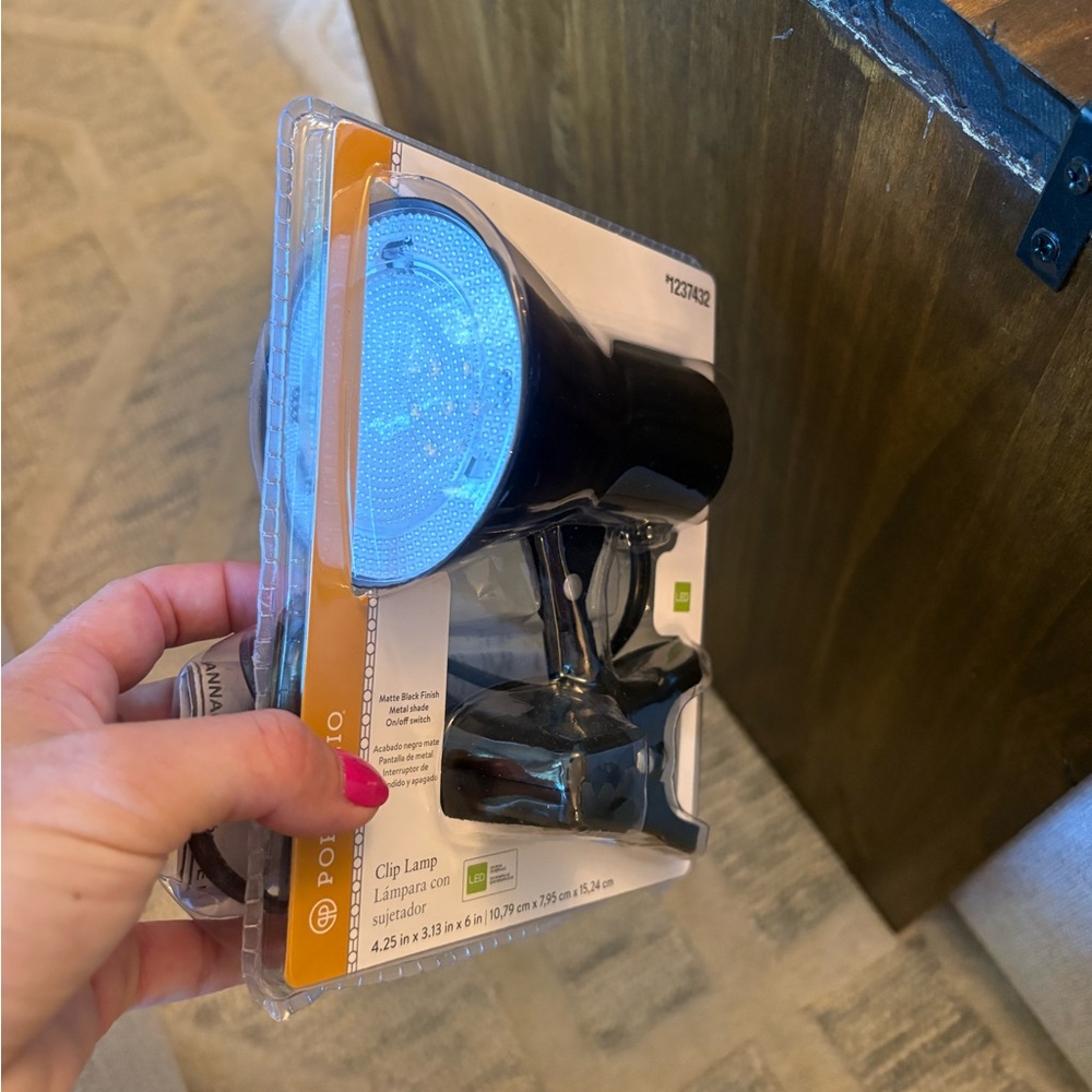 Black Clip Lamp